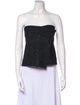 Étoile Isabel Marant Virgin Wool Strapless Crop Top