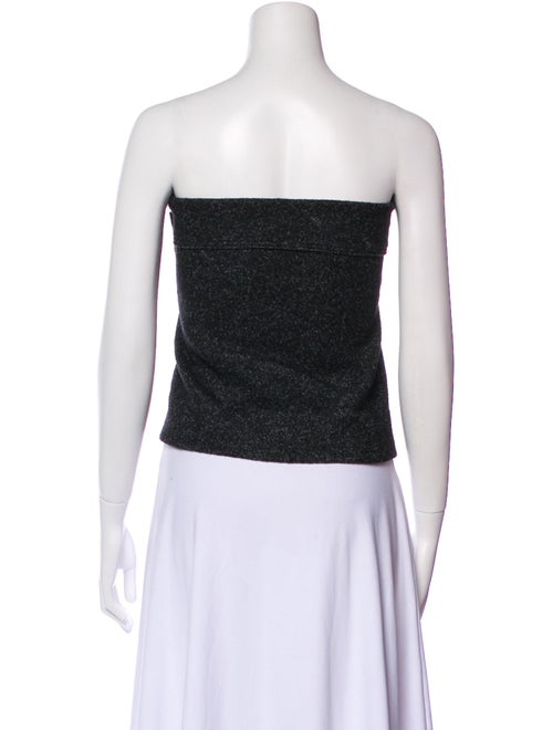 Étoile Isabel Marant Virgin Wool Strapless Crop Top