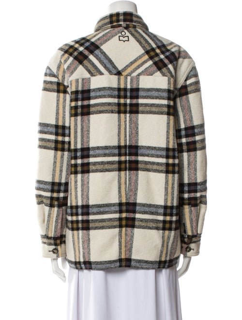 Étoile Isabel Marant Wool Plaid Print Jacket