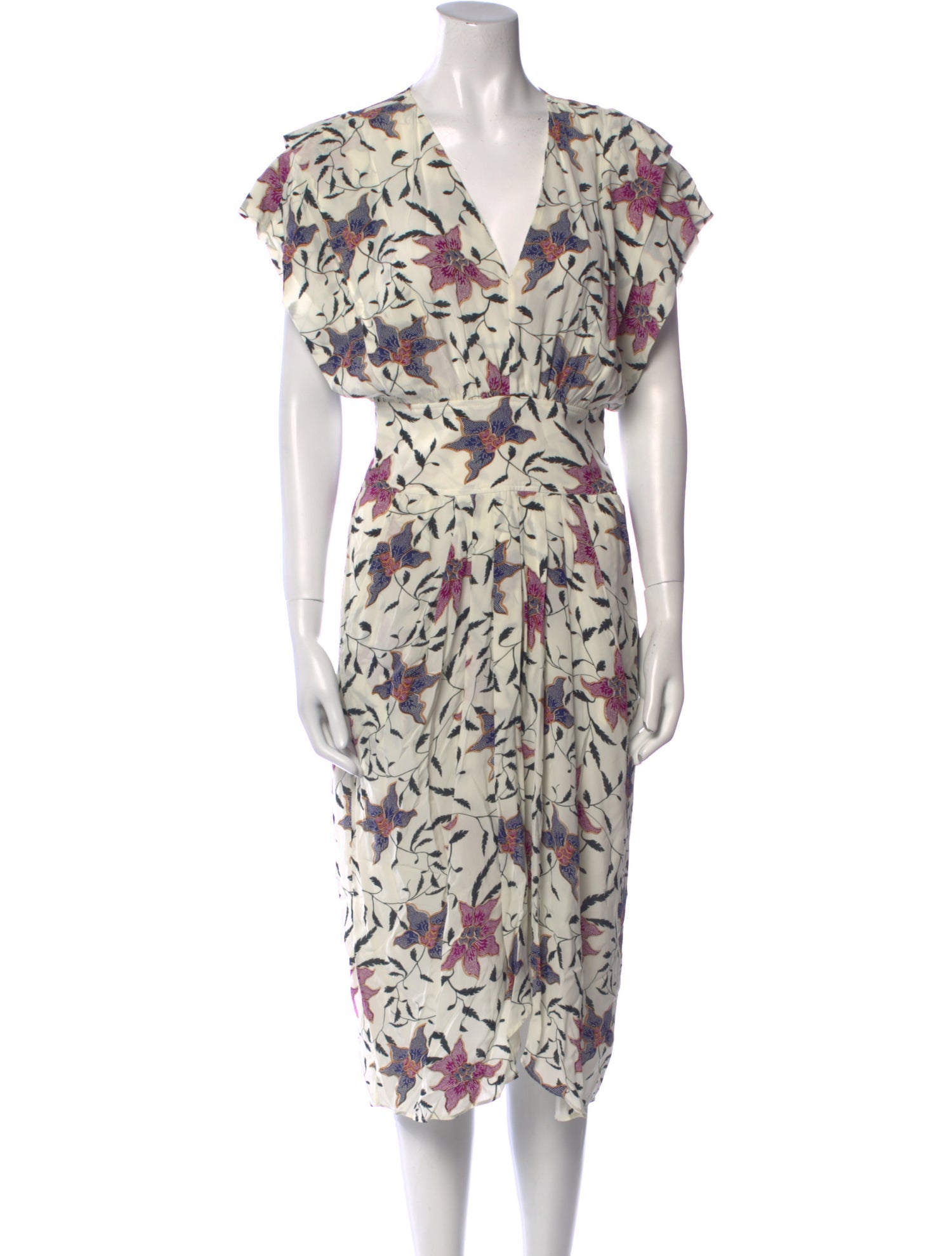 Étoile Isabel Marant Floral Print Midi Length Dress