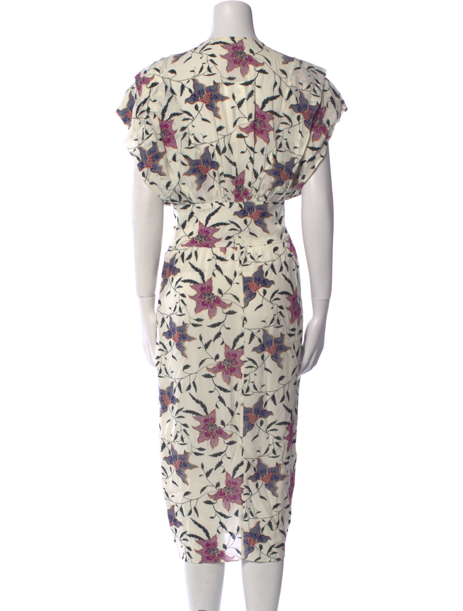 Étoile Isabel Marant Floral Print Midi Length Dress