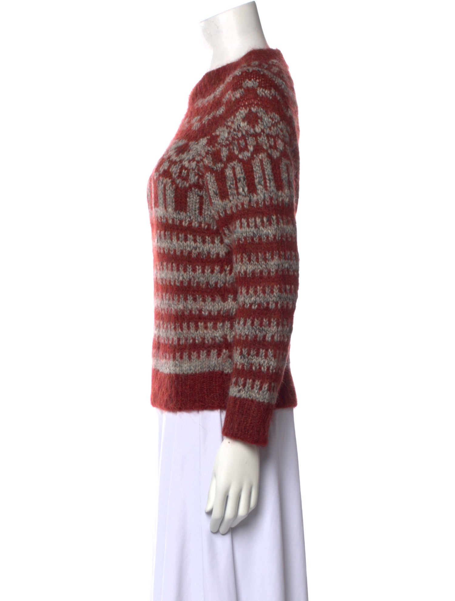 Étoile Isabel Marant Mohair Patterned Sweater