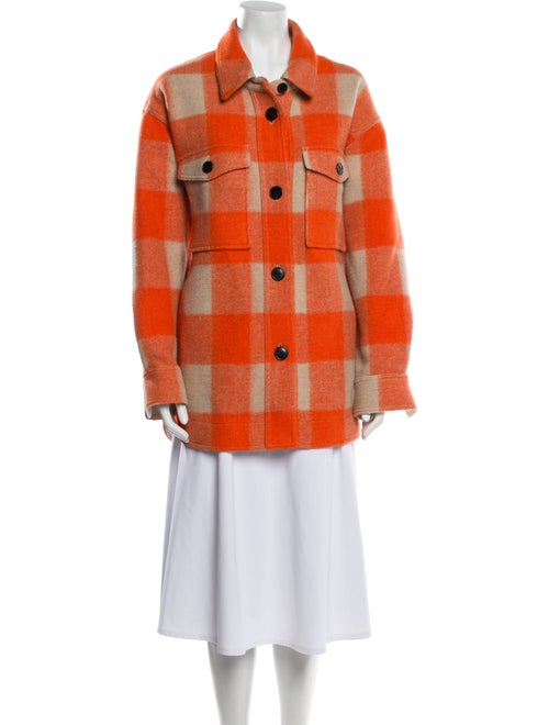 Étoile Isabel Marant Plaid Print Coat