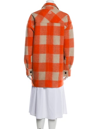 Étoile Isabel Marant Plaid Print Coat