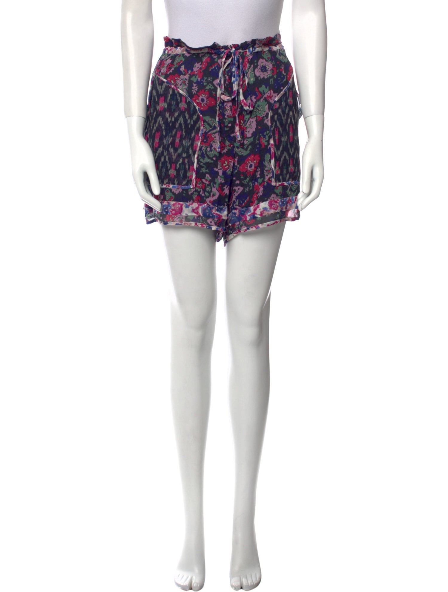 Étoile Isabel Marant Floral Print Mini Shorts