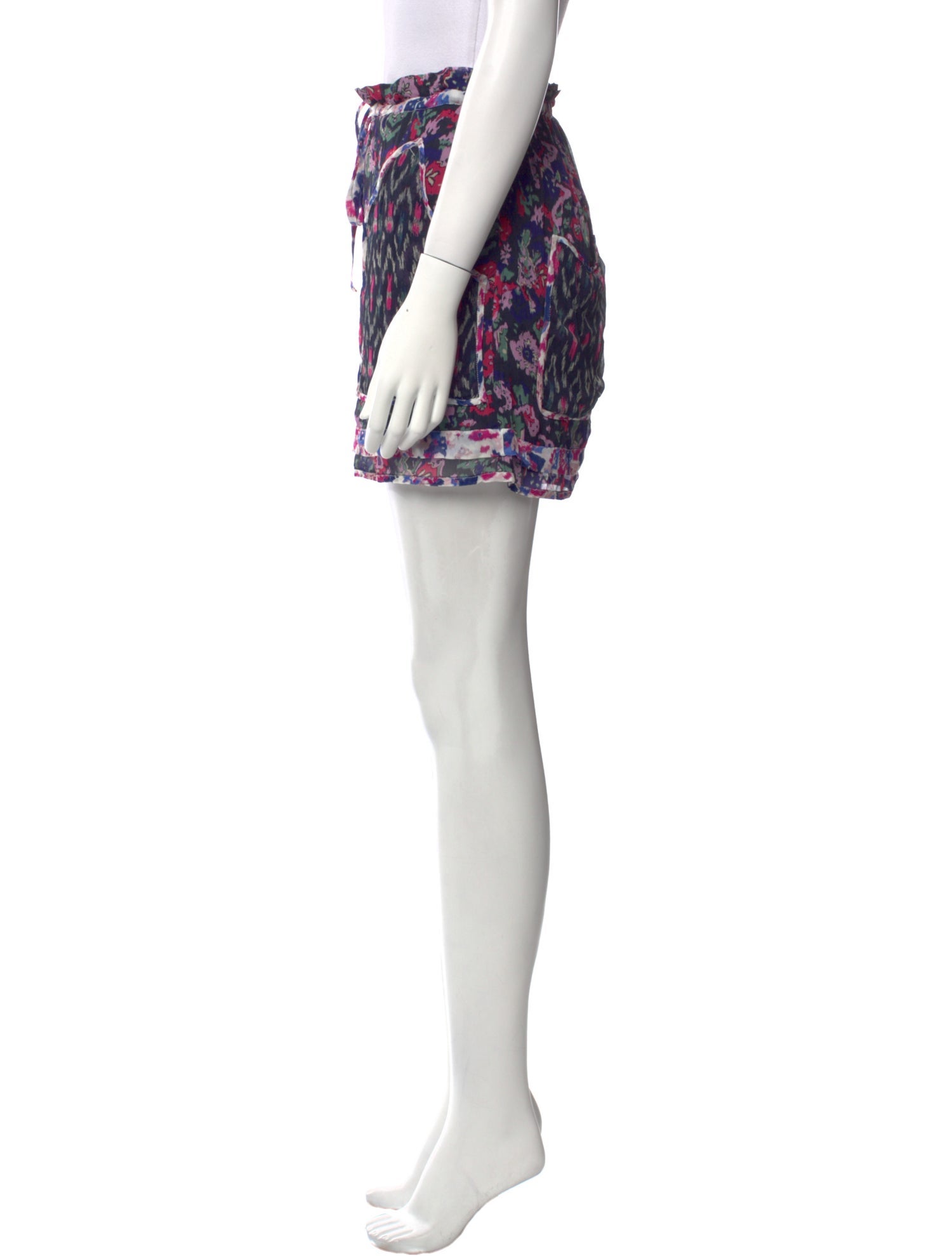 Étoile Isabel Marant Floral Print Mini Shorts