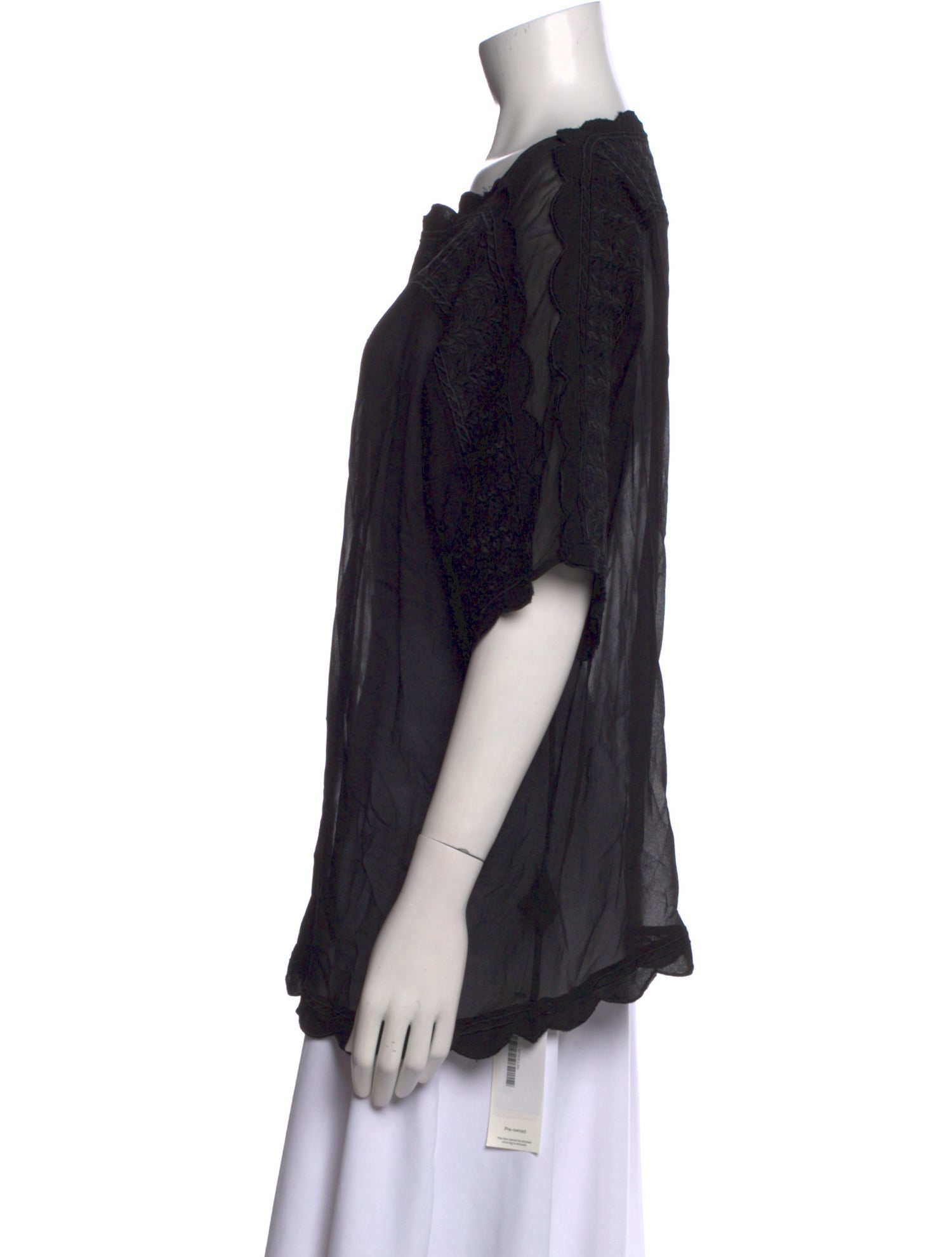 Étoile Isabel Marant Square Neckline Short Sleeve Blouse