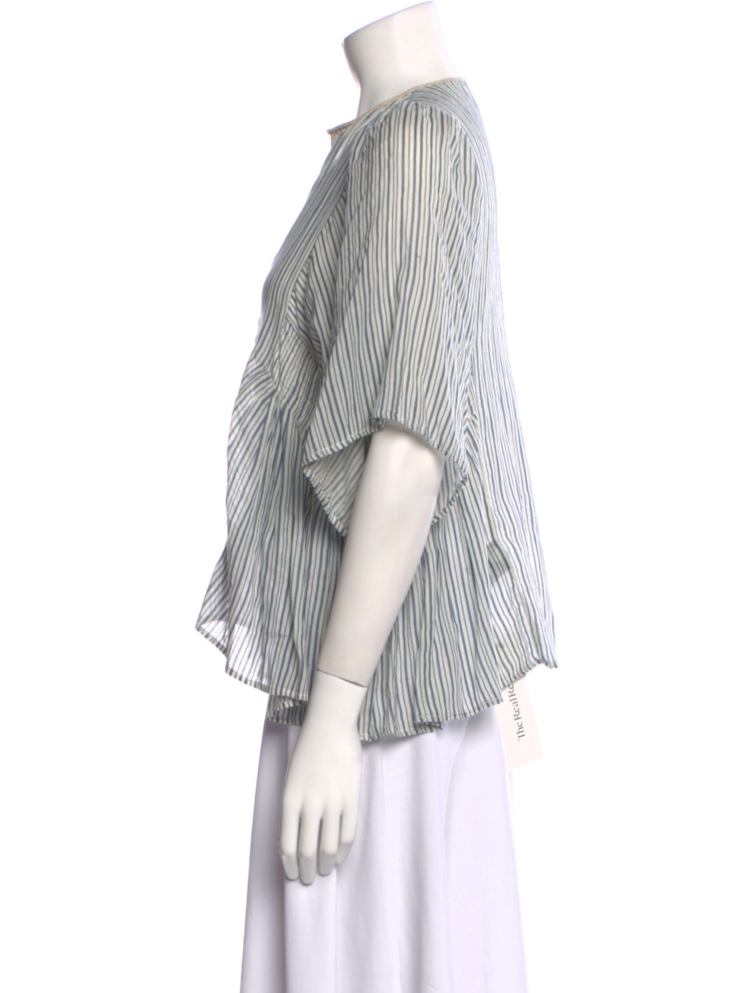 Étoile Isabel Marant Striped V-Neck Top