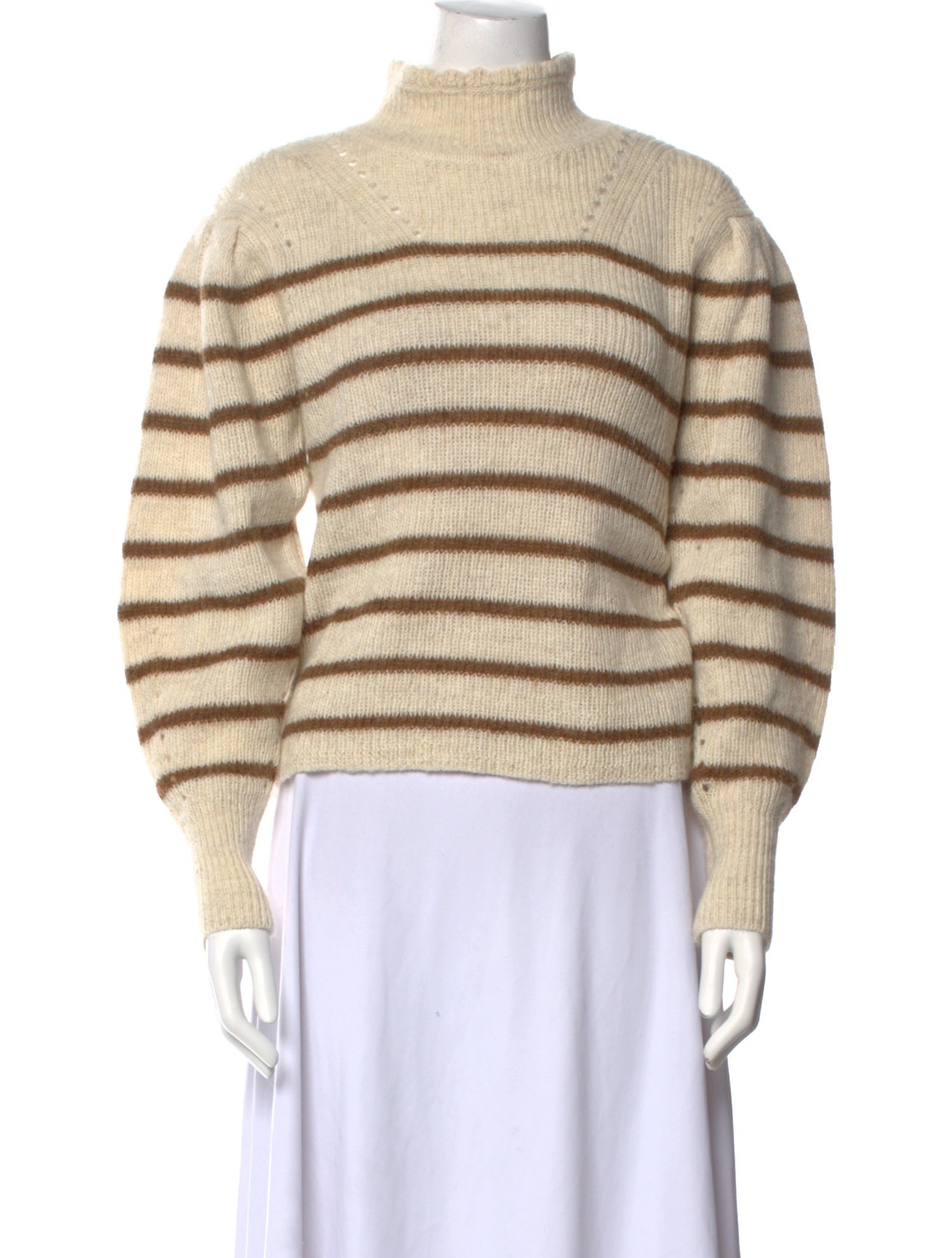 Étoile Isabel Marant Striped Turtleneck Sweater