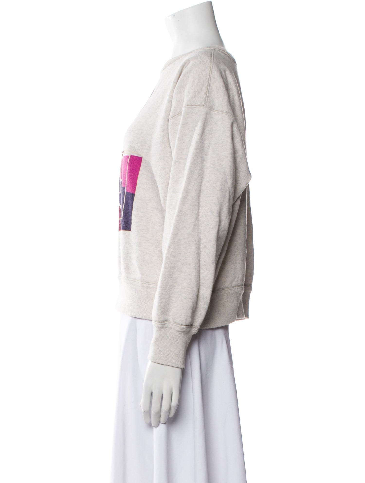 Étoile Isabel Marant Graphic Print Bateau Neckline Sweatshirt