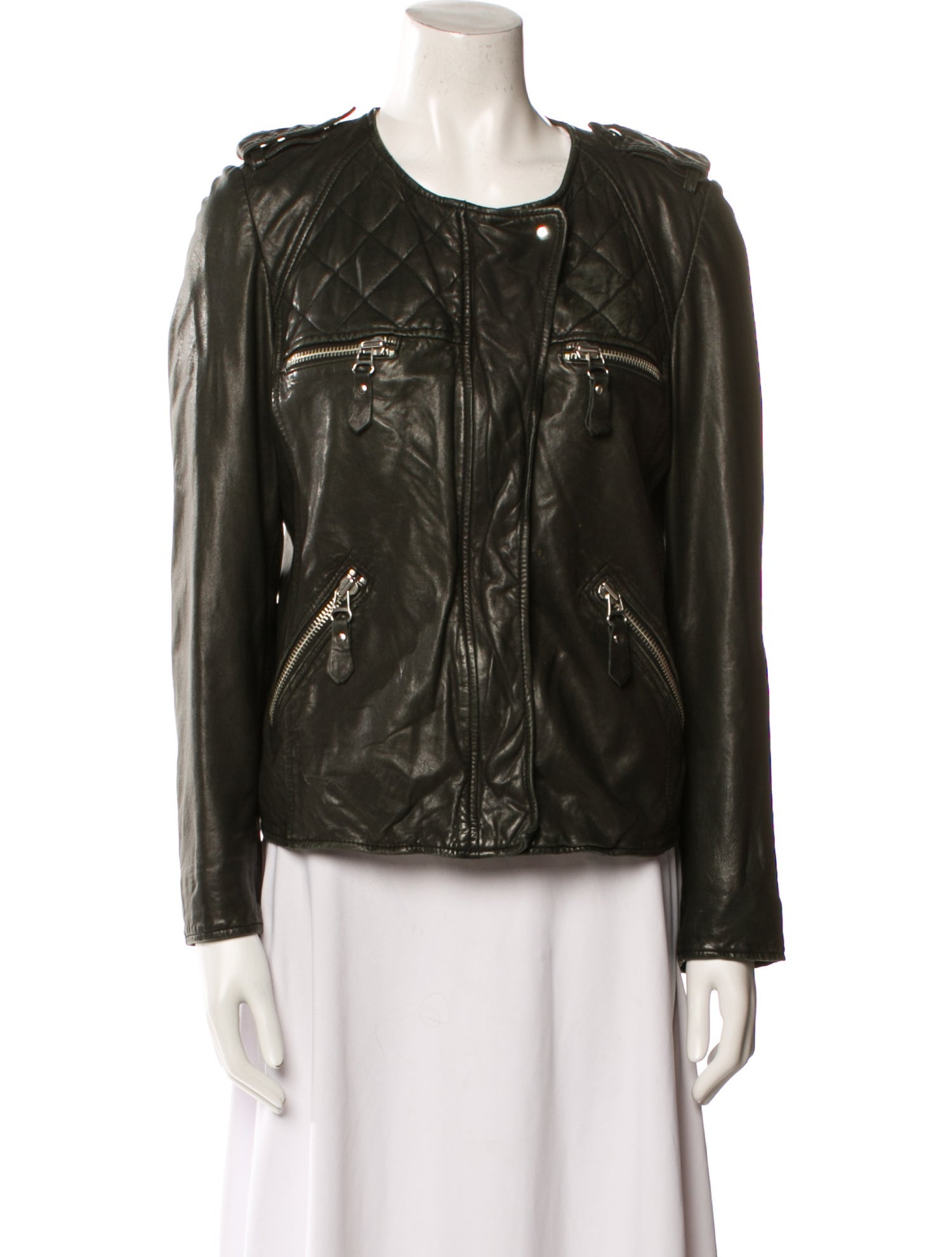 Étoile Isabel Marant Lambskin Biker Jacket