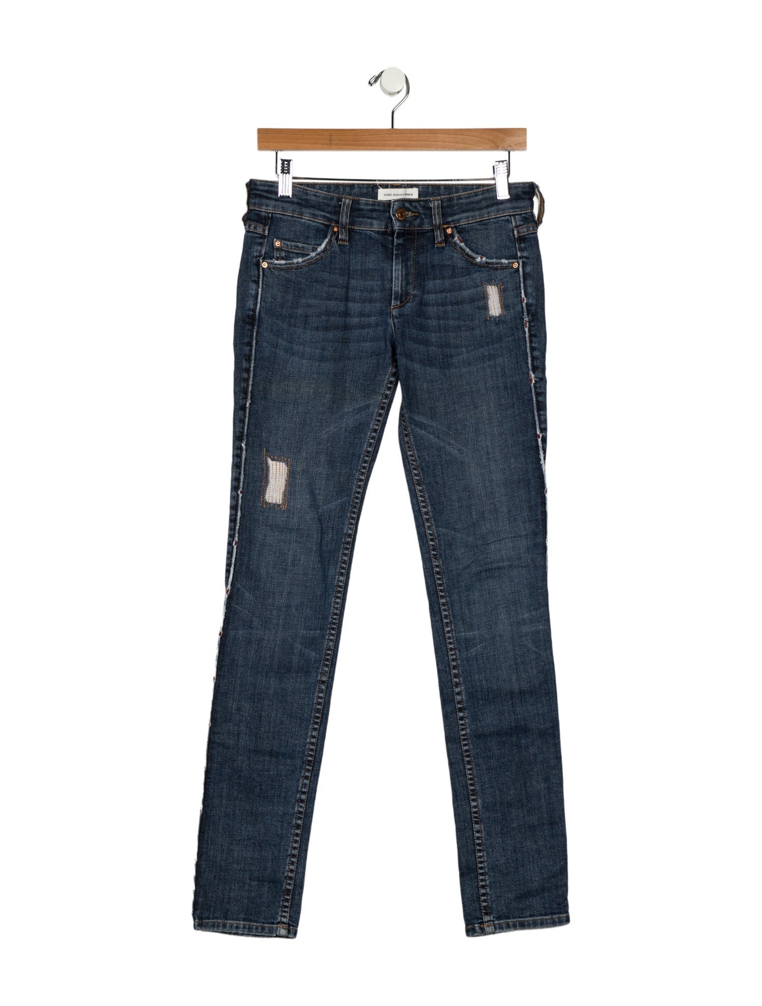 Étoile Isabel Marant Mid-Rise Straight Leg Jeans