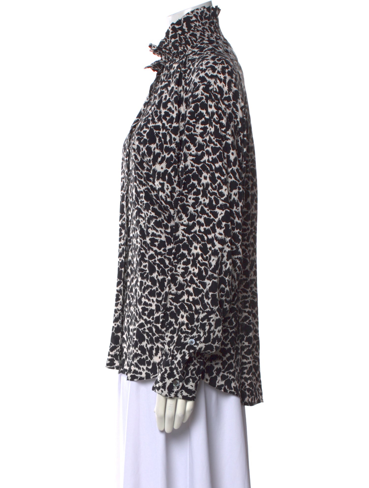 Étoile Isabel Marant Printed Mock Neck Blouse w/ Tags