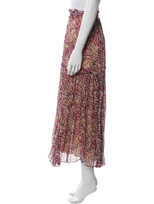 Étoile Isabel Marant Animal Print Midi Length Skirt