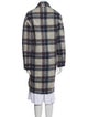 Étoile Isabel Marant Wool Plaid Print Coat