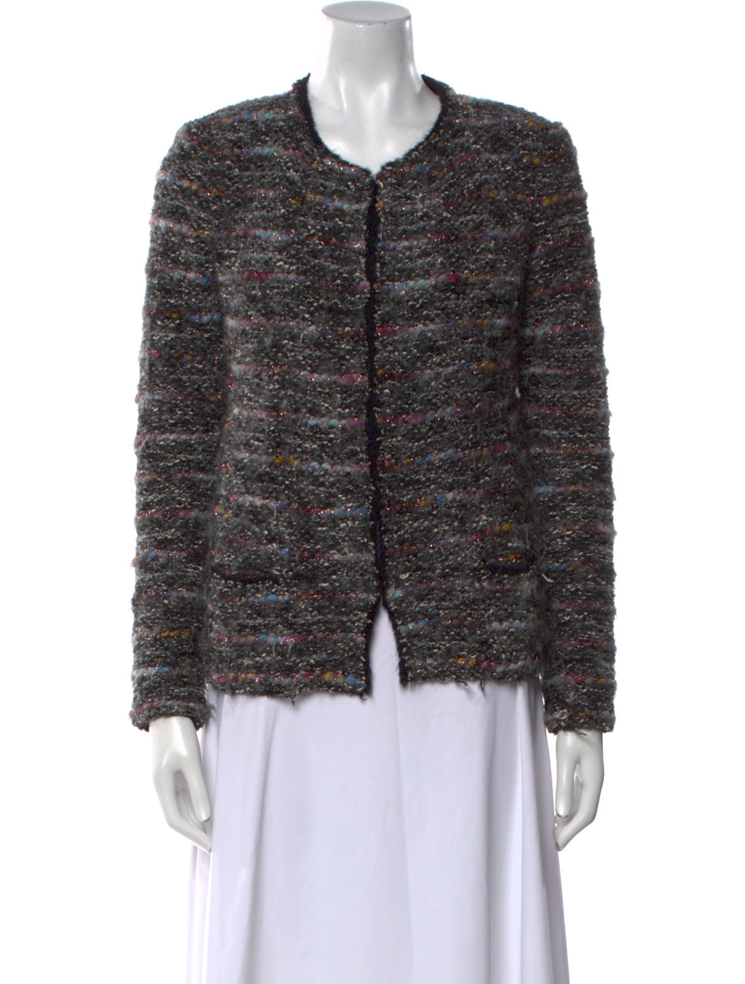 Étoile Isabel Marant Tweed Pattern Crew Neck Sweater
