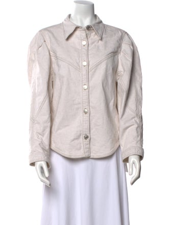 Étoile Isabel Marant Long Sleeve Button-Up Top