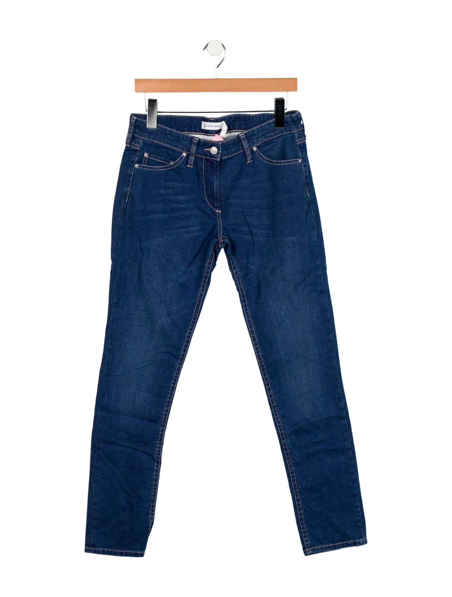 Étoile Isabel Marant Mid-Rise Straight Leg Jeans