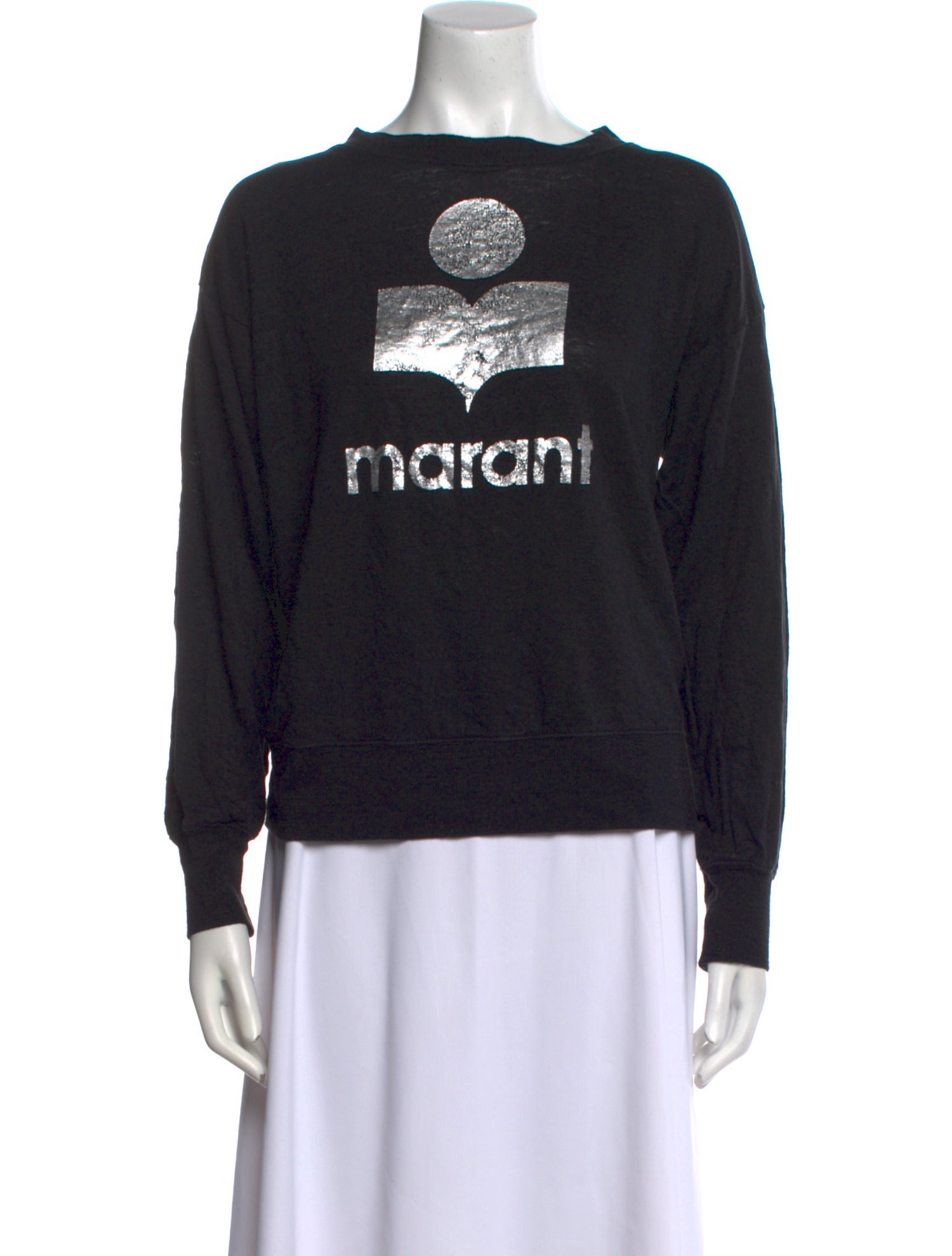 Étoile Isabel Marant Linen Graphic Print Sweatshirt