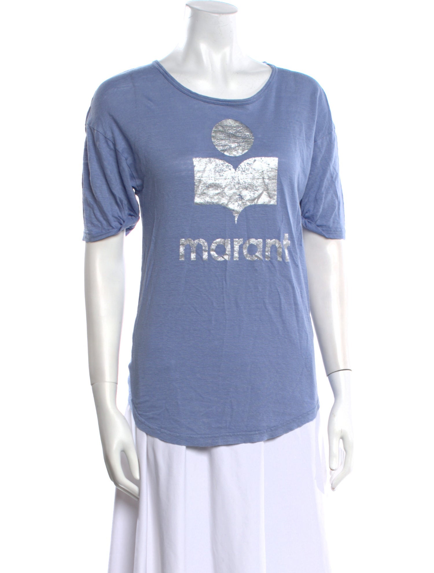 Étoile Isabel Marant Linen Graphic Print T-Shirt