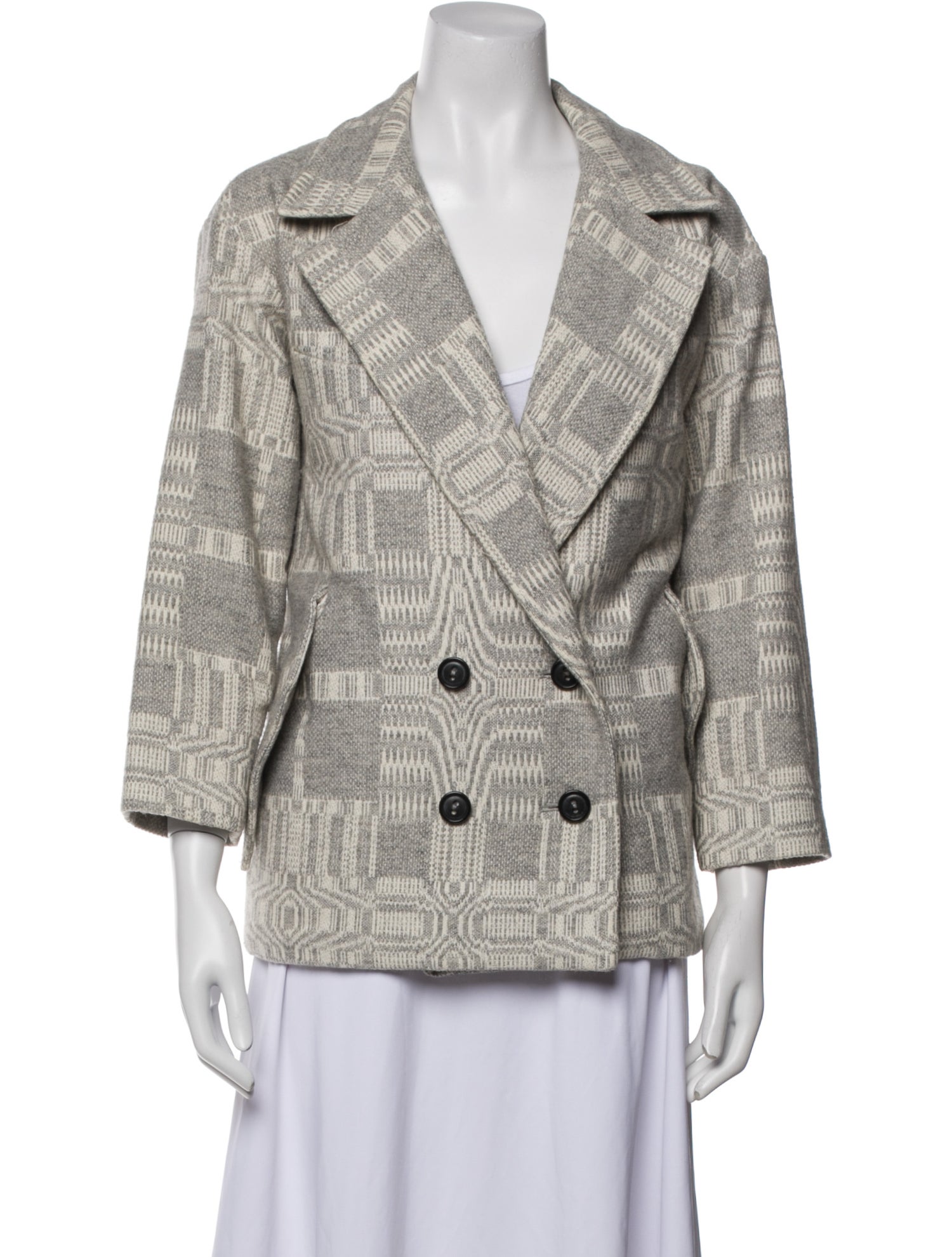 Étoile Isabel Marant Tweed Pattern Blazer