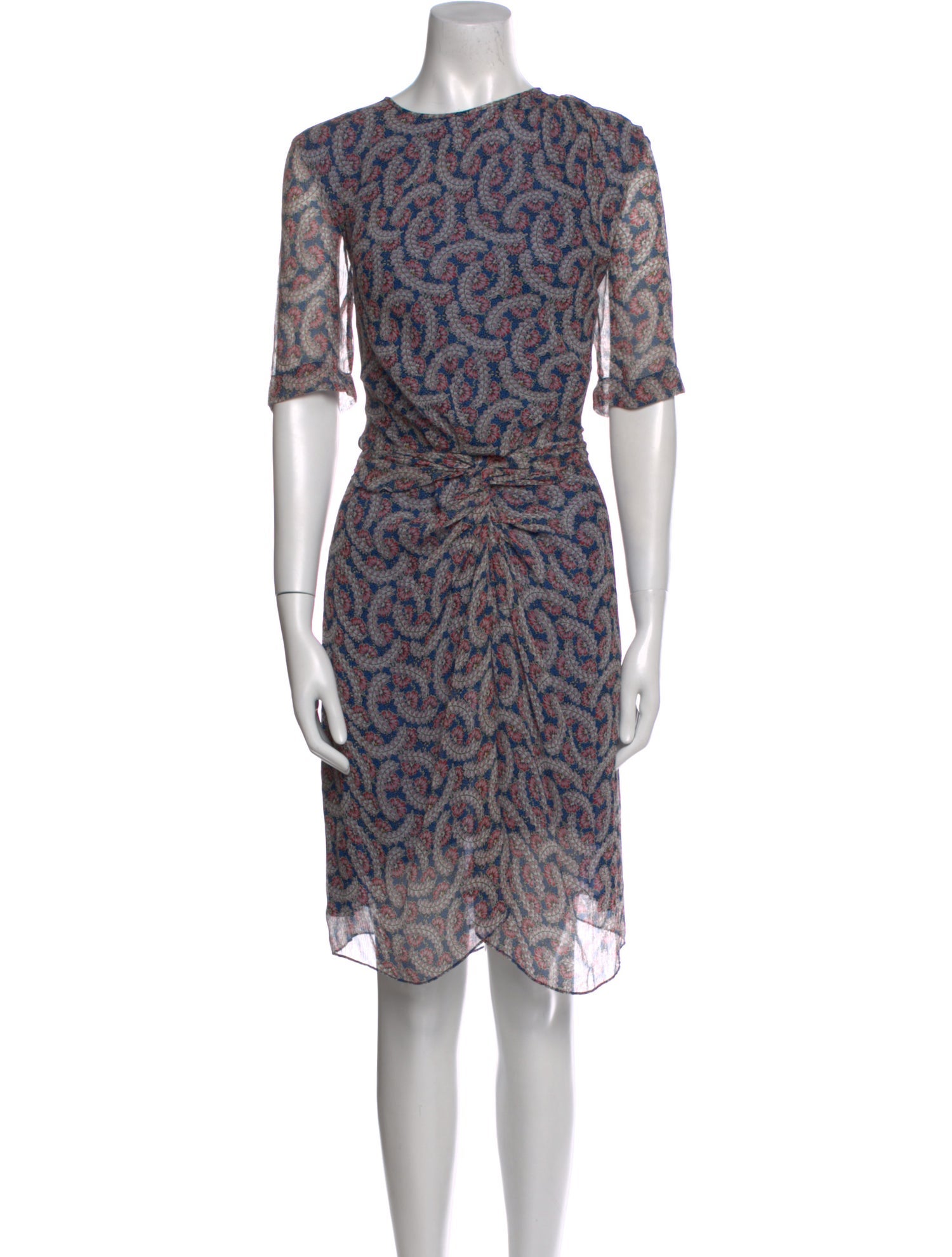 Étoile Isabel Marant Silk Knee-Length Dress