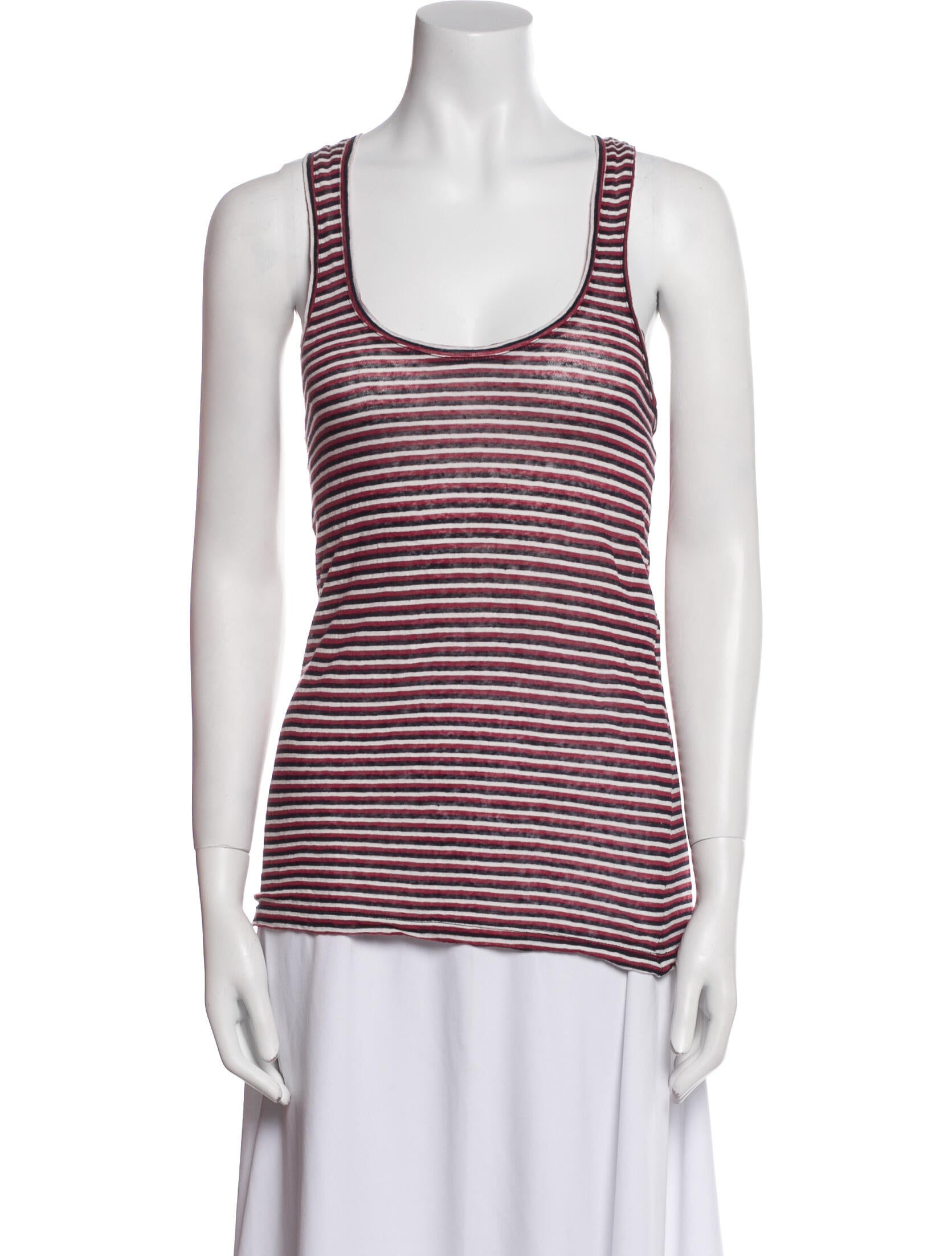 Étoile Isabel Marant Linen Striped Top