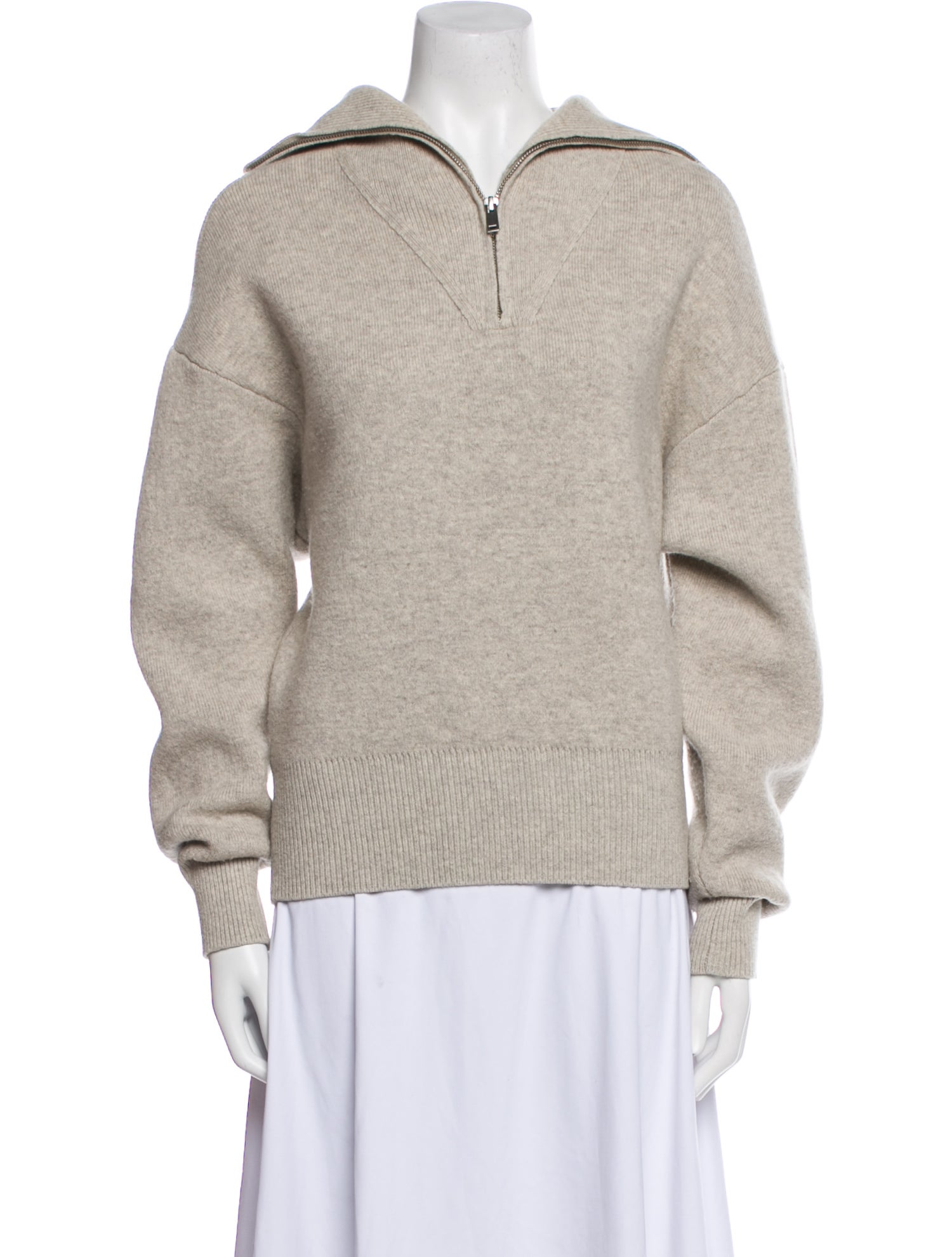 Étoile Isabel Marant Merino Wool V-Neck Sweater