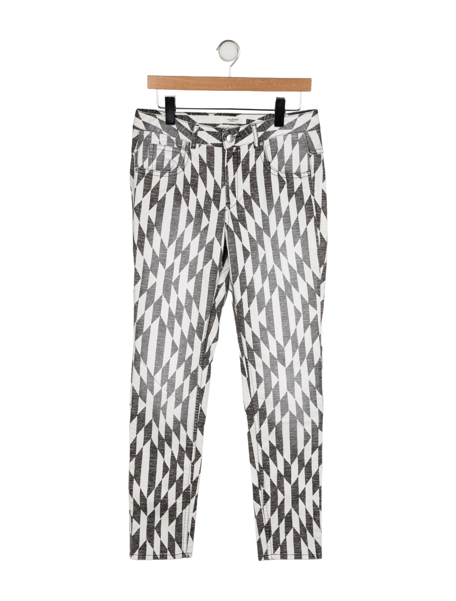Étoile Isabel Marant Mid-Rise Straight Leg Jeans