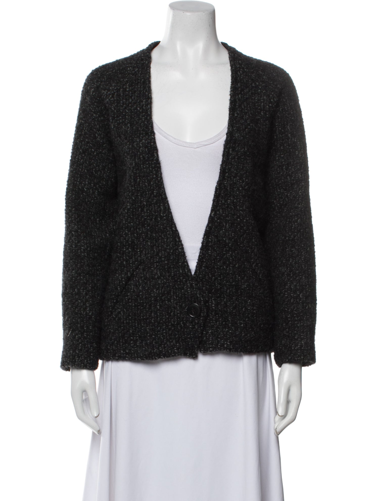 Étoile Isabel Marant Wool Plunge Neckline Sweater