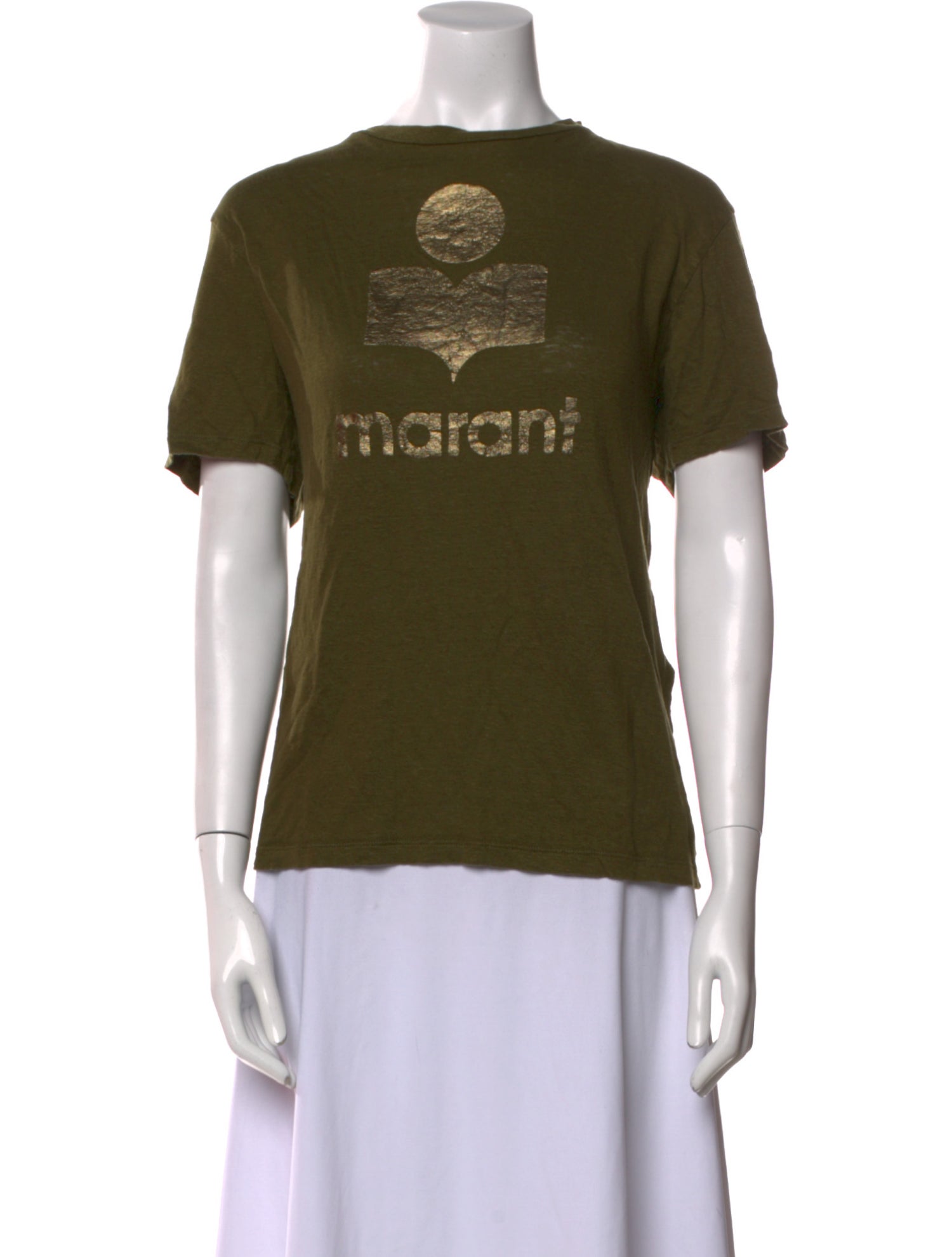 Étoile Isabel Marant Linen Graphic Print T-Shirt