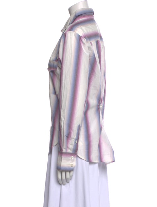 Étoile Isabel Marant Striped Long Sleeve Button-Up Top