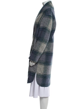 Étoile Isabel Marant Plaid Print Peacoat