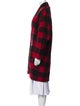 Étoile Isabel Marant Wool Plaid Print Coat