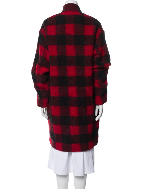 Étoile Isabel Marant Wool Plaid Print Coat
