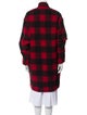 Étoile Isabel Marant Wool Plaid Print Coat
