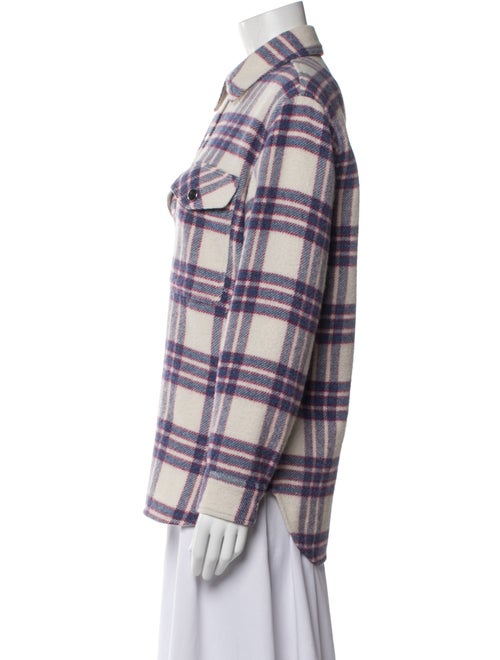 Étoile Isabel Marant Virgin Wool Plaid Print Jacket