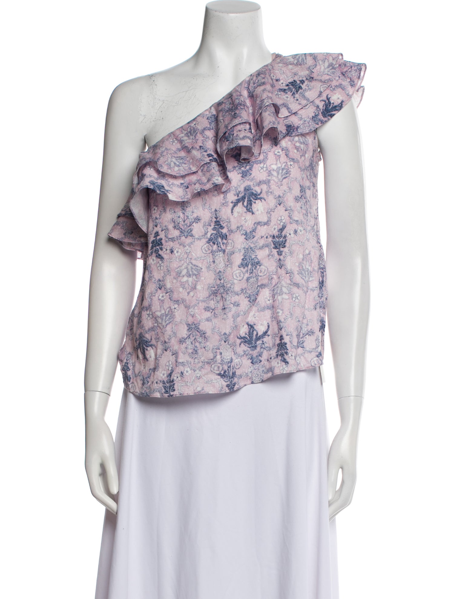 Étoile Isabel Marant Linen Floral Print Blouse