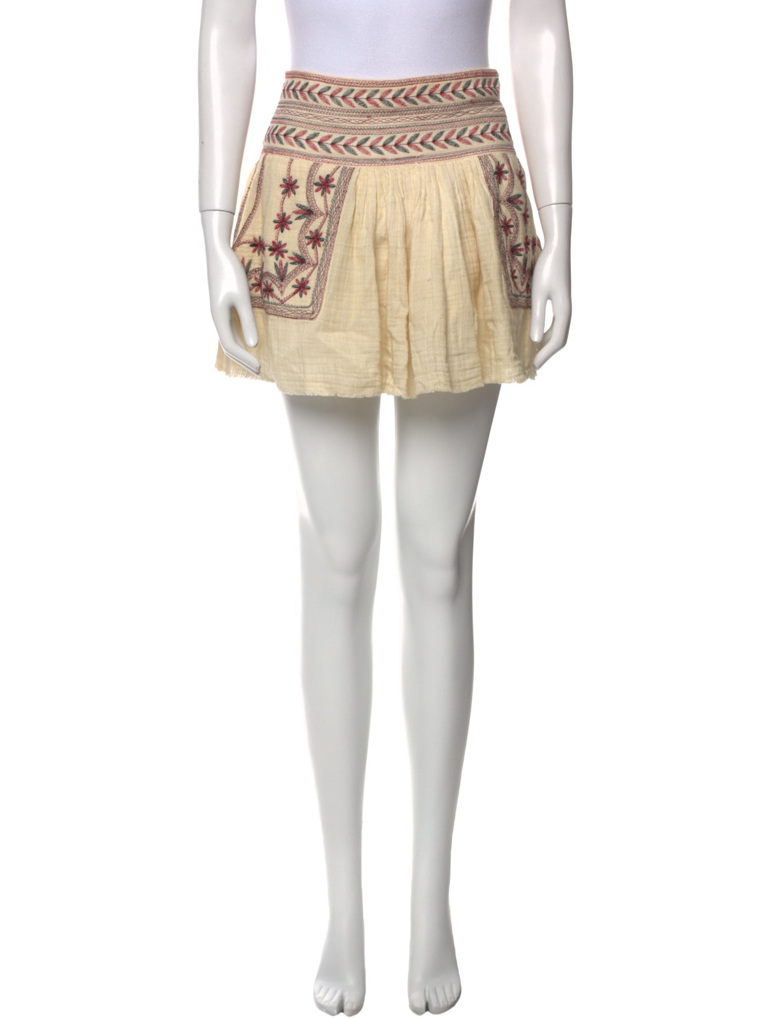 Étoile Isabel Marant Embroidered Accent Mini Skirt