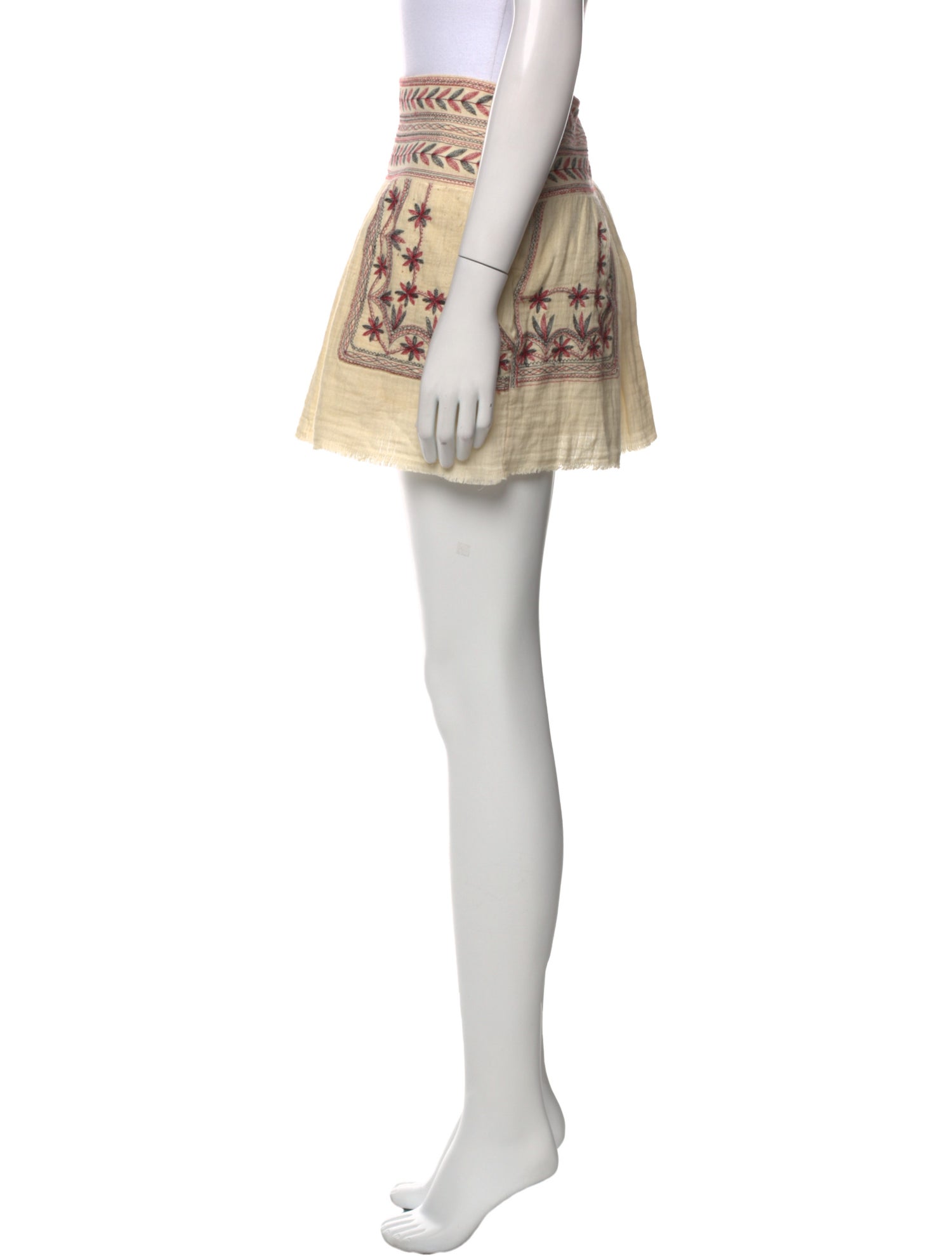 Étoile Isabel Marant Embroidered Accent Mini Skirt