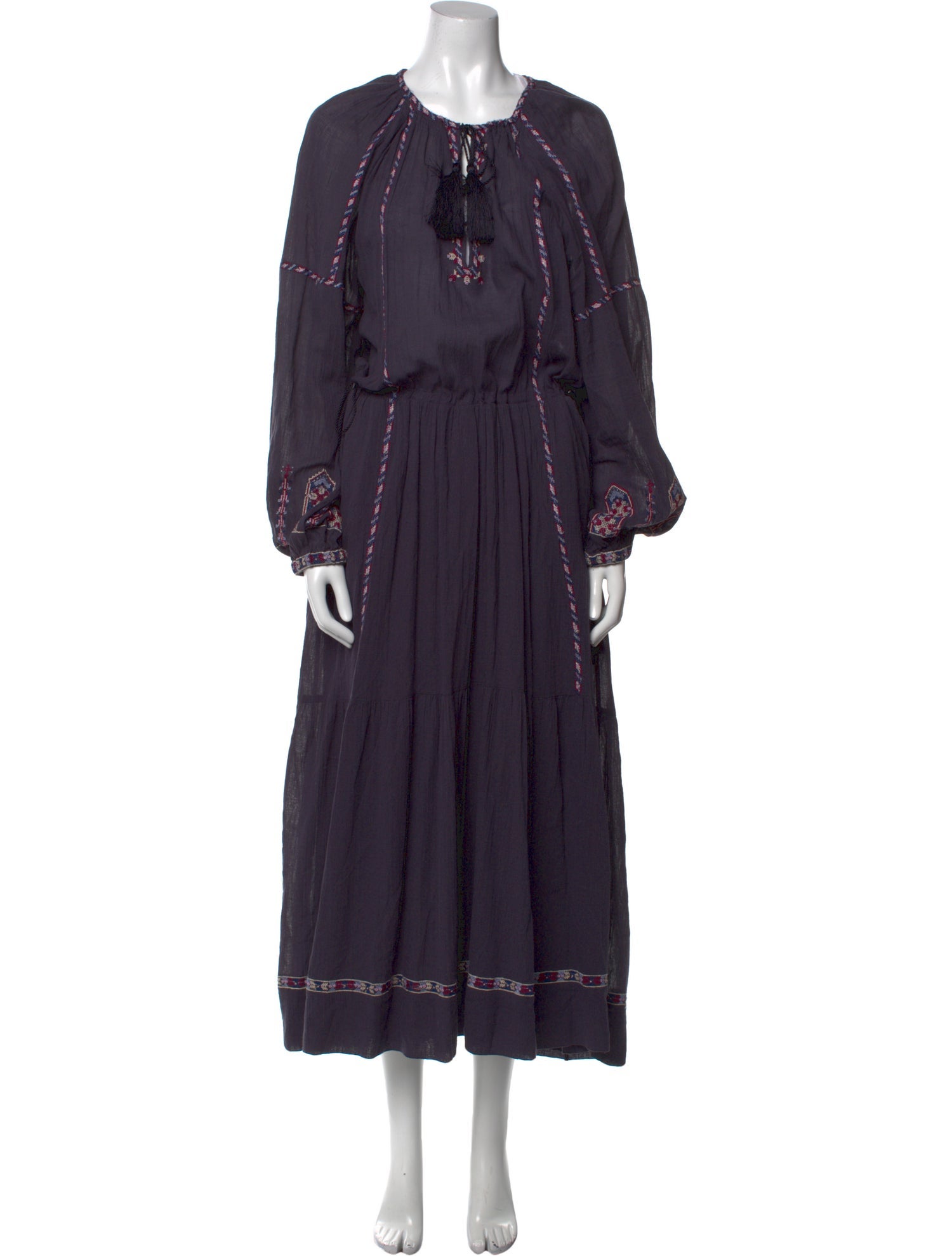 Étoile Isabel Marant Crew Neck Long Dress