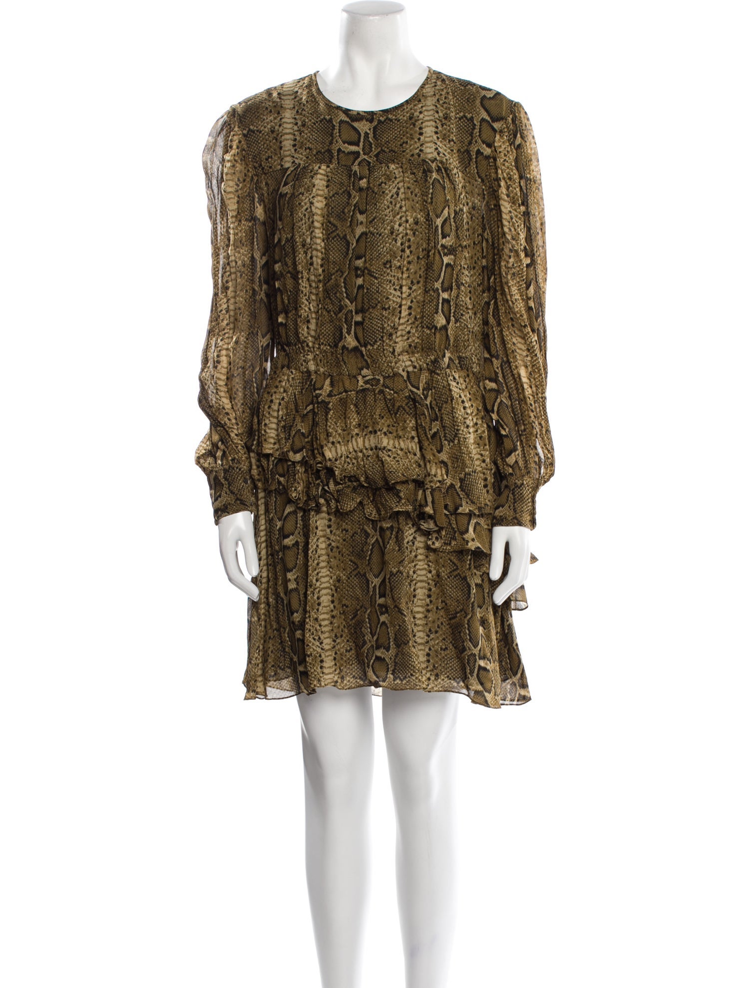 Étoile Isabel Marant Animal Print Mini Dress