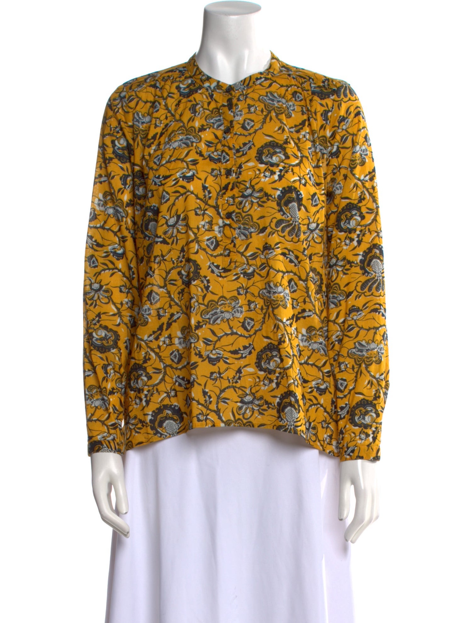 Étoile Isabel Marant Printed Crew Neck Blouse
