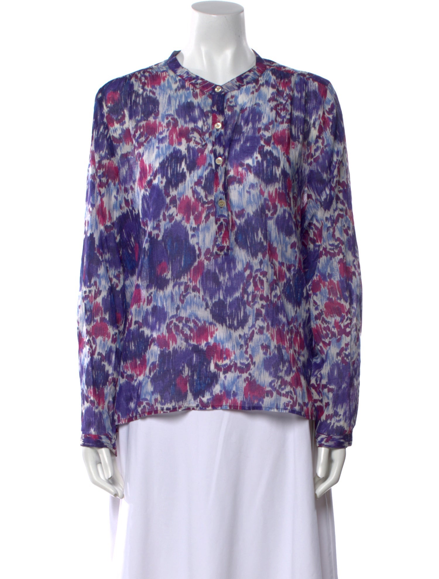Étoile Isabel Marant Floral Print Crew Neck Blouse