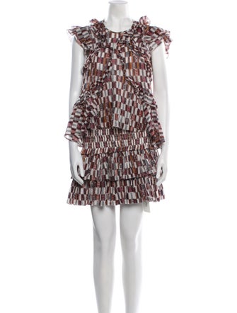 Étoile Isabel Marant Printed Ruffle Embellishment Skirt Set