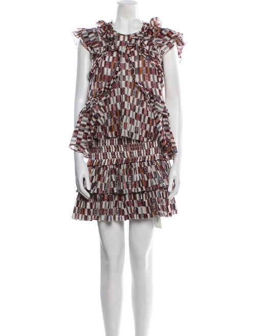 Étoile Isabel Marant Printed Ruffle Embellishment Skirt Set