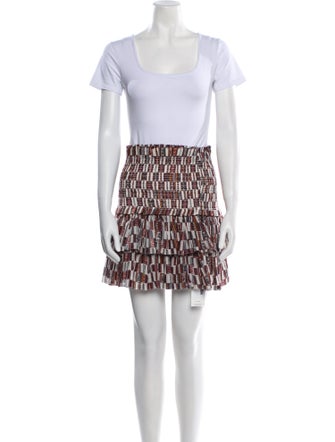 Étoile Isabel Marant Printed Ruffle Embellishment Skirt Set