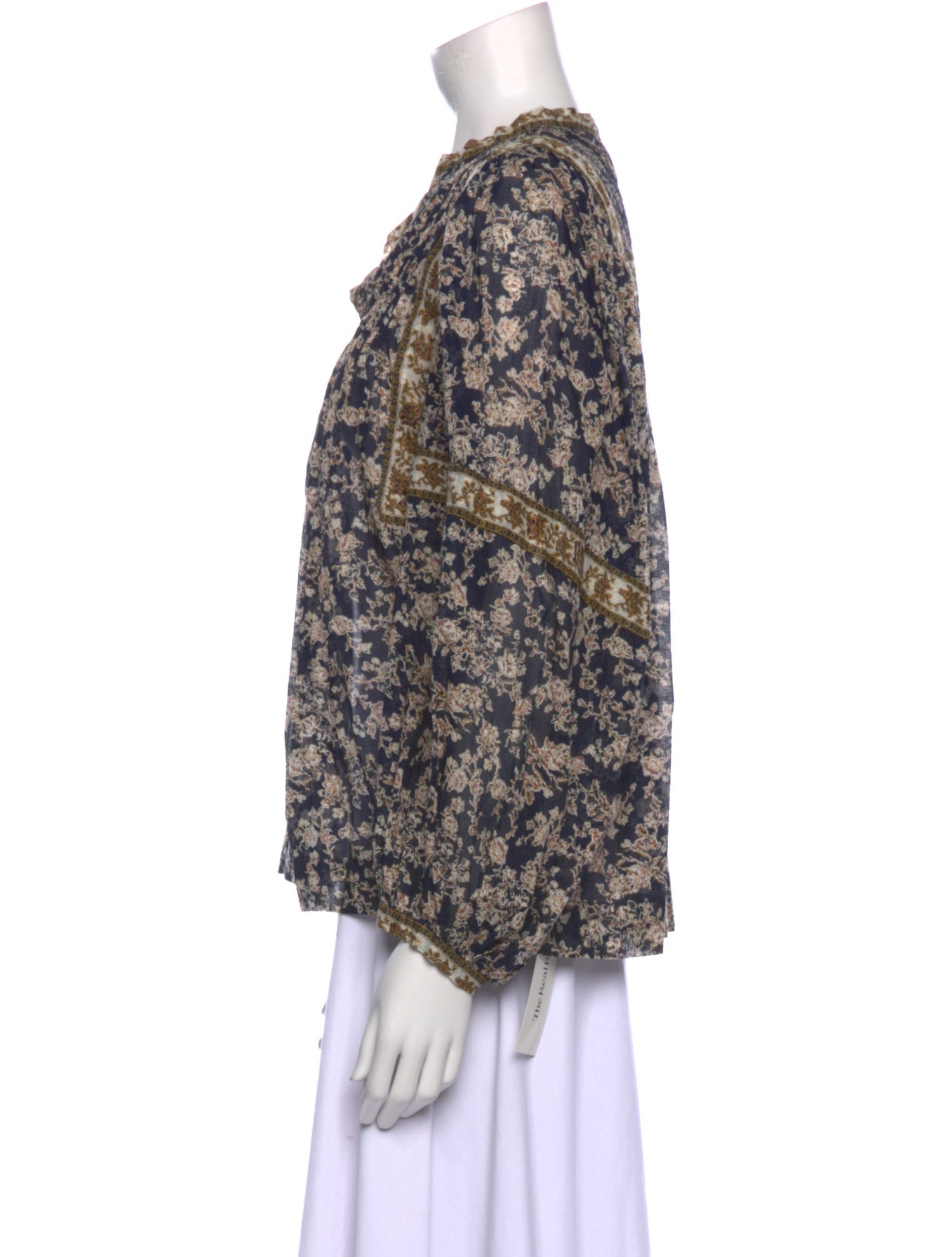 Étoile Isabel Marant Floral Print V-Neck Blouse