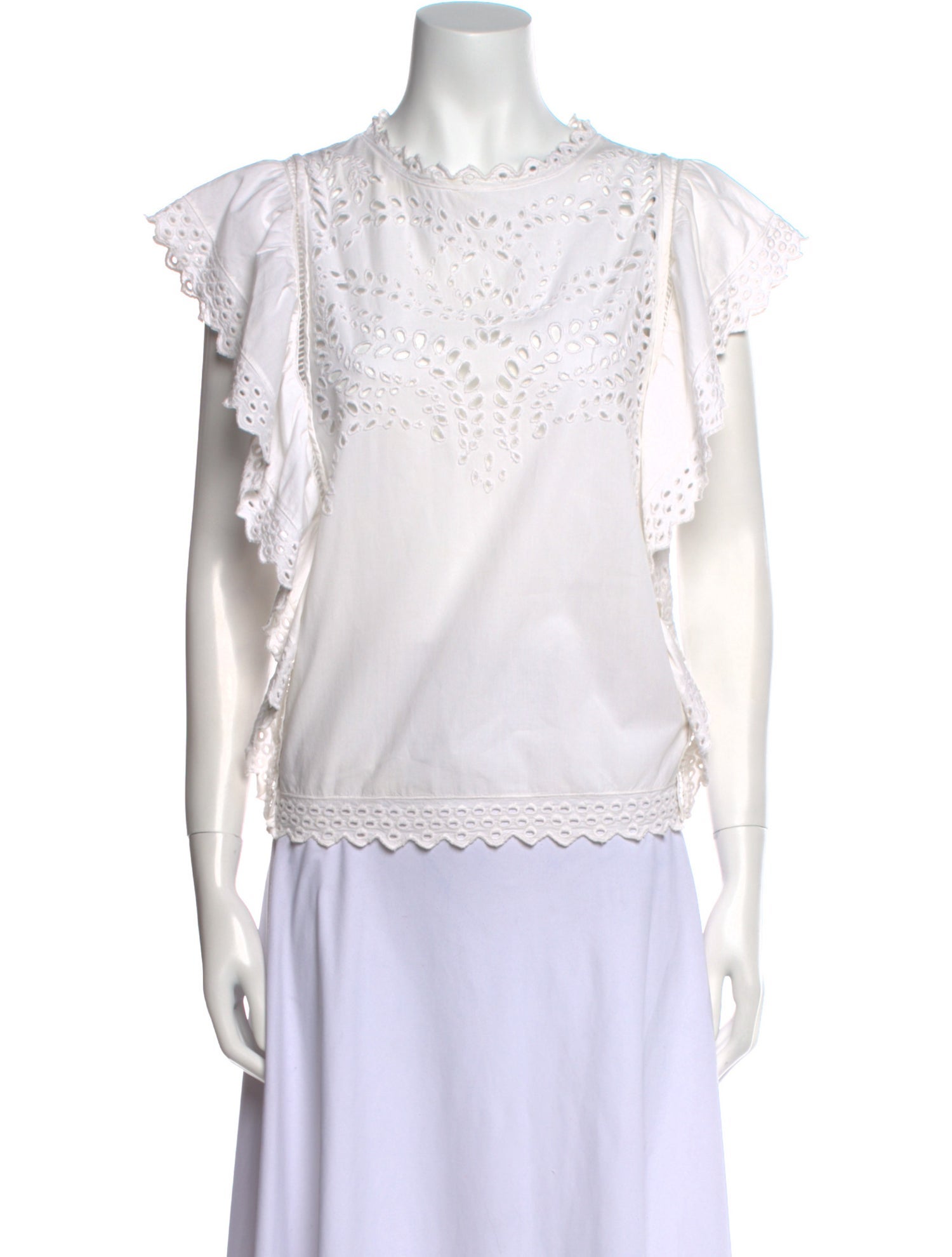 Étoile Isabel Marant Crew Neck Short Sleeve Blouse