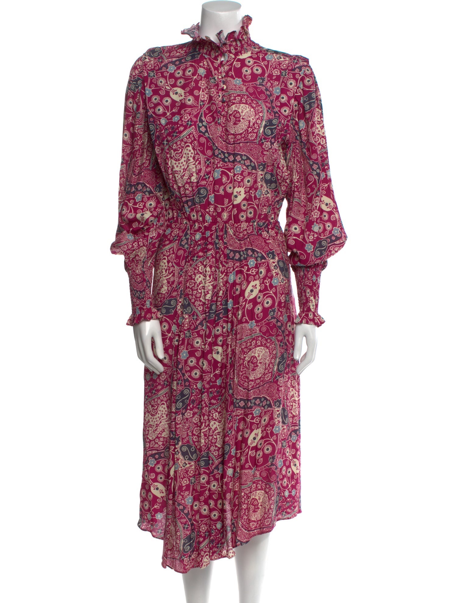 Étoile Isabel Marant Paisley Print Midi Length Dress
